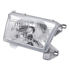Pair Glass Headlights 4Runner 1996-2002 Clear Lens White Housing 81110-35320