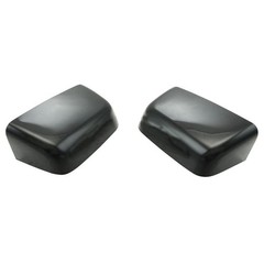 2 Piece Mirror Cap Set Black Smooth Clip-in Paint to Match Ford F150 2015-2017