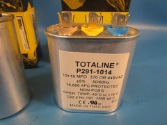 LOT OF 2 Totaline P291-1014, HVAC Capacitor, Run, Oval, 440 Volt, 10 MFD