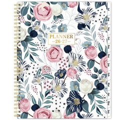Planner 2026-2027 – Academic 2026-2027, 9 x 11 inches, purple/pink