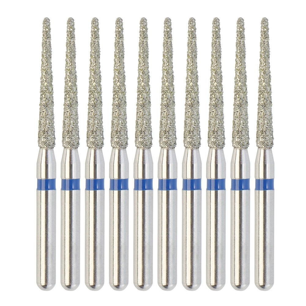 Multi-use Dental Diamond Burs FG Needle Taper Conical End Dia-burs TC-10