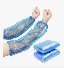 Disposable Plastic Arm Sleeves 100 per pack (17 Packs available)
