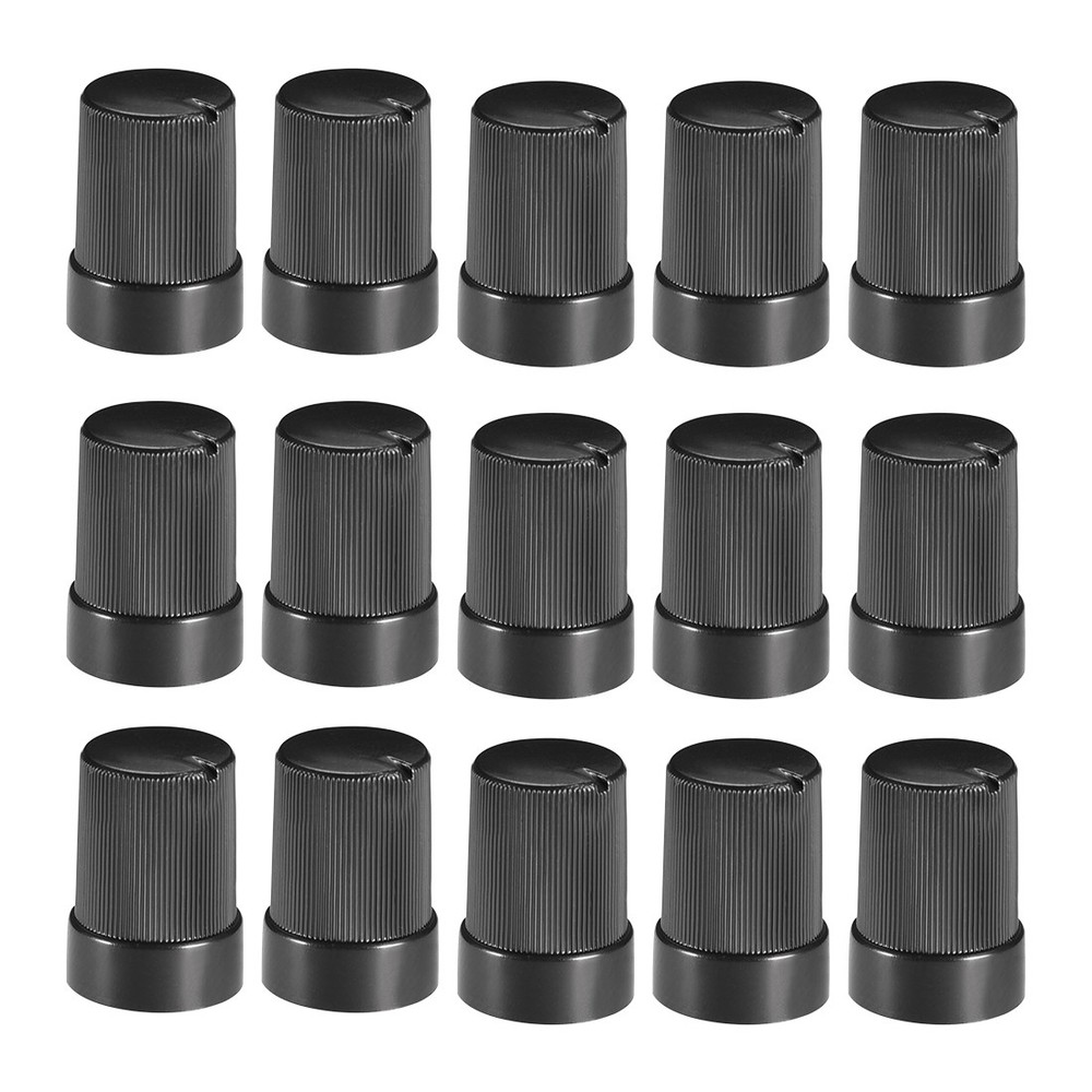 15Pcs 6mm Knob for Speaker Effect Pedal Amplifier Potentiometer Knob 10x14mm