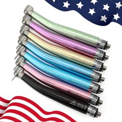 Yabangbang Dental High Speed Torque Head Handpiece Air Turbine 4Holes 7 Color