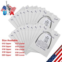 USA Dental Ortho Super Elastic Niti Round Arch Wire Ovoid 012-020upper/lower DL
