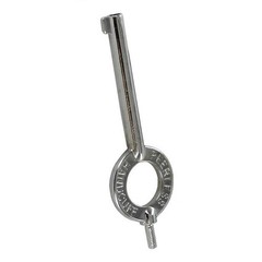 Peerless Model 4100 Standard Handcuff Key, Nickel