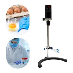 120W Electric Overhead Stirrer Max.40L Digital Lab Mixer Time & Speed Adjustable
