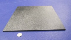Black ABS Sheet 1/4″ (.236″) X 12″ X 12″ Haircell Textured One Side
