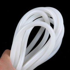 ID 2mm-38mm High Temp Industrial Silicone Tubing Flexible Rubber Hose Pipe White