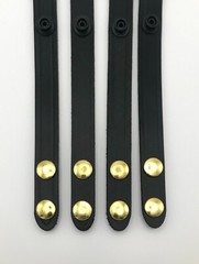 Desantis (Pack of 4) **Gold Snap Buttons** Leather Keepers (USA)