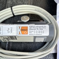 Kobold SWK-1324 Float Flow Meter Monitor 1 in Port 13-24 l/min H2O