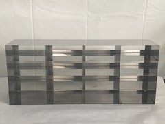 Lab 16-Place 4×4 Array Horizontal Freezer Rack w/ Side Handles Fits 5x5x2” Boxes