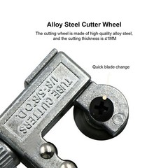 Mini Pipe Tubing Cutter 1/8″ to 5/8″ OD Copper Brass Aluminum Cutting HVAC Plumb