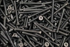 100 Qty 5/16-18 x 2-1/2″ Flat Head Thread Cutting Floor Board Trailer Deck Screw
