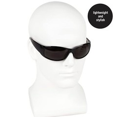 Smith & Wesson 21303 Elite Safety Sun Glasses Black Frame Smoke Lens Each
