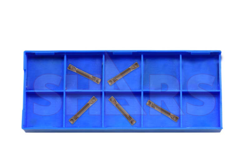 SHARS ZCC 5PCS GROOVING TURING INSERT 3 mm 0.118″ YBG302 CARBIDE INSERT NEW !{