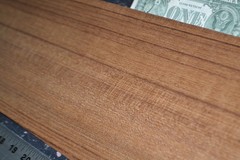 Teak Raw Wood Veneer Sheet 6 x 49 inches 1/42nd 35137-48