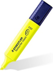 Textsurfer Classic Highlighters – 4 Colors Rainbow Set with Stand, Ultra-Soft