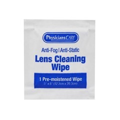 PhysiciansCare Pre-Moistened Anti-Fog, 100 Count (Pack of 1), White