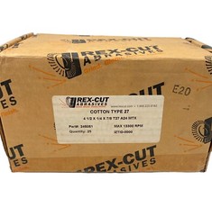 ☀️Rex-Cut 4-1/2″ A24 Cotton Fiber Grinding Blending Wheel, Fast Cut Weld Removal