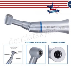 Contra Angle Slow Low Speed Handpiece Push Botton 1:1 Gear USA YAD Dental