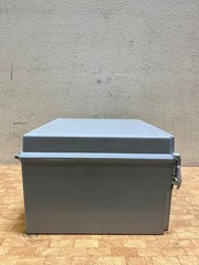 Hoffman 14x12x8in, NEMA 4X, Hinged, Fiberglass, opaque enclosure