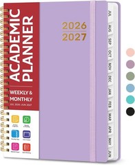 Monthly & Weekly Planner 2026-2027, A5 Size for Easy Organization & Goal Setting