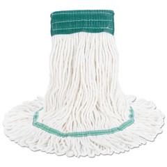 Boardwalk 502WHEA 5 in. Super Loop Cotton Wet Mop Head – Medium, White New