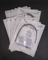 10Packs Dental Super Elastic/Stainless Steel/Thermal Activated Round Arch Wires