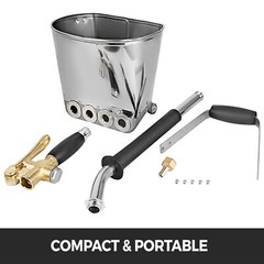 VEVOR 4 Jet 3Hp Stucco Sprayer Plaster Cement Mortar Spray Gun Hopper Wall Paint