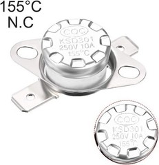 KSD301 Thermostat 155°C 311°F Normal Closed N.C Adjust Snap Disc Temperature