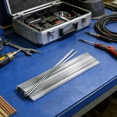 Aluminum Brazing Rods, 50PCS Low Melt Aluminum, Aluminum Repair Rods for 6129
