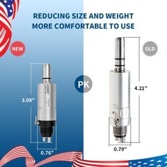 Dental 1:1 Low Speed Handpiece Air Motor EXternal Water Spray 4Hole for E-Type