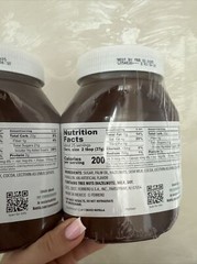 Nuttella Chooclate Twin Pack Net 1.9kg For Two Pack Exp Feb 22, 2025