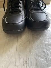 Skechers Relaxed Fit Memory Foam Work Black Slip Resistant sneakers
