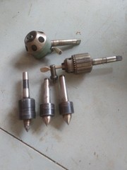 Lot of Live centers Jacobs Chuck turret tailstock MT2 Lathe South bend Atlas