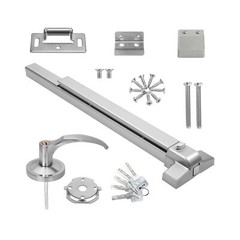 Commercial Door Push Bar Panic Exit Device with Exterior Lever,80cm/31.5”