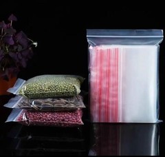100 Pack 8×12 Inch Clear Reclosable Zipper Bag Plastic Poly Zip Lock Bags 2Mil