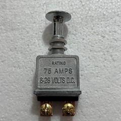 75 Amps Heavy Duty Push Pull On-Off Switch 2 Terminal 6-28 Volts DC