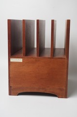 Pottery Barn Thailand Mission Style Wood Desktop Organizer 2 Drawers