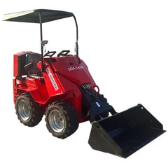 AGT SDA-140W Mini Skid Steer 0.8Ton Compact Wheel Loader Ride-on RATO Engine EPA