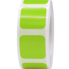 Square Shaped Stickers | 0.75″ Inch Wide | 500 Pack | Pick One Color