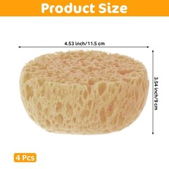 4 Pcs Knockdown Texture Sponges Repair Ceiling Drywall Wall Patch Natural Sea…