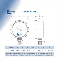 Precision 4000 PSI Liquid Filled Pressure Gauge for Pumps and Compressors