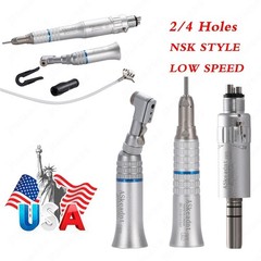 NSK style dental low speed handpiece contra straight motor 2/4holes E-type