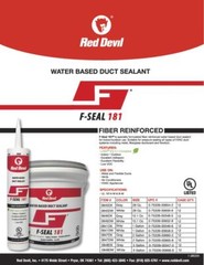 1 Gallon Gray Fiber Reinforced HVAC Duct Sealant UL 181 A M B M Certified
