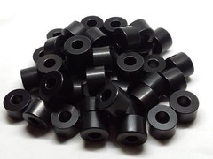 Aluminum Spacer Black 1/2″ OD x 1/4″ ID x Choose Your Length,Round Spacer Unt…