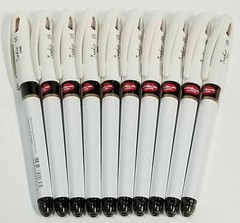 NEW Pentel EnerGel Tradio Pearl Gel Pen RED INK .5mm tip BULK 48-pcs BLN115W-BBR