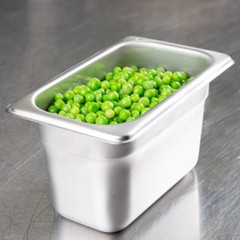 6-Pack 1/9 Size Stainless Steel Silver Steam Table / Hotel Pans – 4″ Deep