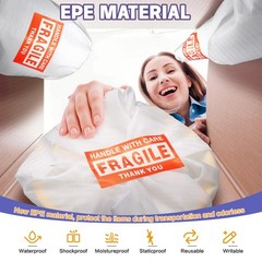 390 Pcs Moving Supplies, 270 Foam Pouches & Foam Sheets, 4 Sizes Packing Foam…